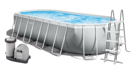 Bazén Intex Prism Frame Oval 610 x 305 x 122 cm kompletset Bazén Intex Prism Frame Oval 610 x 305 x 122 cm kompletset