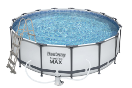 Bazén Bestway Steel Pro 4,57 x 1,22 m kompletset s filtrací Bazén Bestway Steel Pro 4,57 x 1,22 m kompletset s filtrací