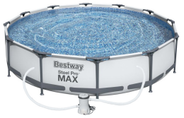 Bazén Bestway Steel Pro MAX 3,66 x 0,76 m s kartušovou filtrací (56416)