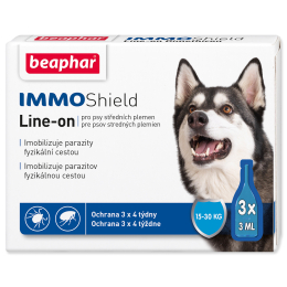 Beaphar Line-on IMMO Shield pro psy M 9 ml Beaphar Line-on IMMO Shield pro psy M 9 ml