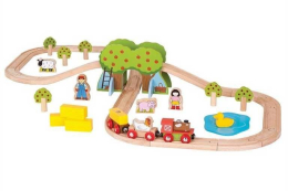 Bigjigs Rail dřevěná vláčkodráha farma Bigjigs Rail dřevěná vláčkodráha farma