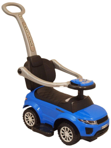 Carero Dětské hrající jezdítko 3v1 Baby Mix | modré Carero Dětské hrající jezdítko 3v1 Baby Mix | modré