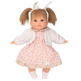 Carero Luxusní mluvící dětská panenka-holčička Berbesa Natálka 40 cm