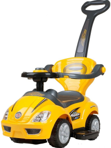 Dětské jezdítko 3v1 Bayo Mega Car žluté Dětské jezdítko 3v1 Bayo Mega Car žluté