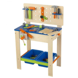 Dřevěný pracovní ponk s nářadím KidKraft Deluxe Dřevěný pracovní ponk s nářadím KidKraft Deluxe