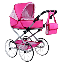 Dětský Retro kočárek pro panenky 2v1 New Baby Natálka Dětský Retro kočárek pro panenky 2v1 New Baby Natálka