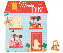 Disney Dřevěné puzzle Domeček pro nejmenší Disney Dřevěné puzzle Domeček pro nejmenší