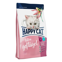 Happy Cat Kitten Geflügel drůbež a losos 4 kg