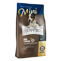 Happy Dog Mini Canada - losos, králík, jehněčí & brambory 4 kg Happy Dog Mini Canada - losos, králík, jehněčí & brambory 4 kg