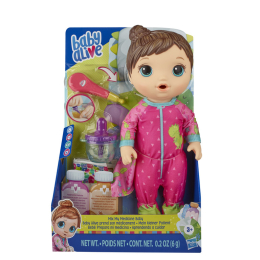 Hasbro Baby Alive hnědovlasá panenka All Better Baby Hasbro Baby Alive hnědovlasá panenka All Better Baby