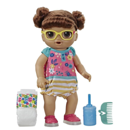 Hasbro Baby Alive Roste hnědovlasá panenka Step n Giggle Hasbro Baby Alive Roste hnědovlasá panenka Step n Giggle