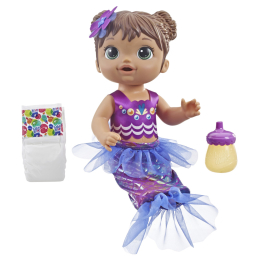 Hasbro Baby Alive Tmavovlasá mořská panna Hasbro Baby Alive Tmavovlasá mořská panna
