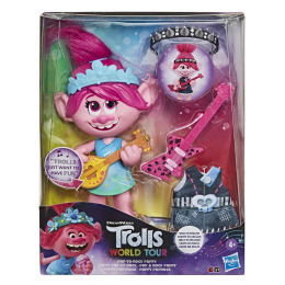 Hasbro Trolls Poppy s rockovým příslušenstvím Hasbro Trolls Poppy s rockovým příslušenstvím