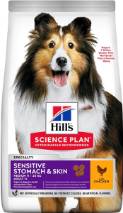 Hill's Science Plan Canine Adult Sensit. Stom.& Skin Medium Chicken 2,5 kg