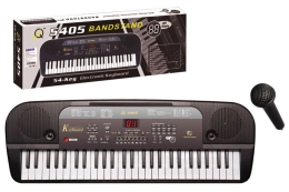 HM Studio Elektronické klávesy 54 kláves | černé HM Studio Elektronické klávesy 54 kláves | černé