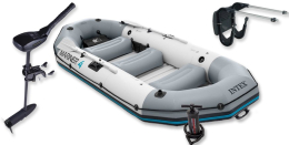 SET - Nafukovací člun Intex Mariner 4 set s držákem a elektromotorem Maxima A 40 SET - Nafukovací člun Intex Mariner 4 set s držákem a elektromotorem Maxima A 40