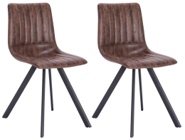 2 x Jídelní židle Hawaj CL-495-1 hnědá 2 x Jídelní židle Hawaj CL-495-1 hnědá