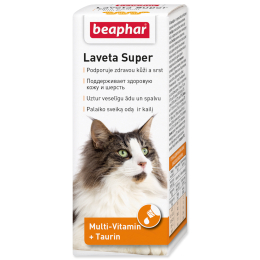 Kapky BEAPHAR Laveta Super vyživující srst 50ml Kapky BEAPHAR Laveta Super vyživující srst 50ml
