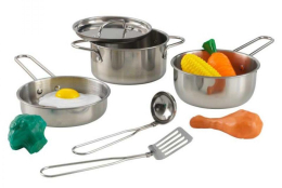 Kidkraft sada kuchyňského nádobí Deluxe s jídlem 