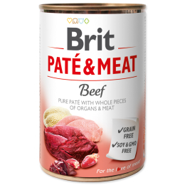 Konzerva Brit Paté & Meat Beef 400 g Konzerva Brit Paté & Meat Beef 400 g