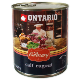 Konzerva ONTARIO Culinary Calf Ragout with Duck 800 g Konzerva ONTARIO Culinary Calf Ragout with Duck 800 g