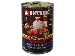 Konzerva ONTARIO Culinary Minestrone Chicken and Pork 400 g Konzerva ONTARIO Culinary Minestrone Chicken and Pork 400 g