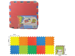 MaDe Pěnové puzzle barevné 10 Ks MaDe Pěnové puzzle barevné 10 Ks