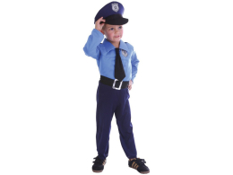 MaDe Šaty na karneval Policista 92-104 cm