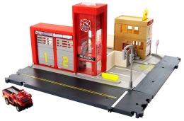 Matchbox Hasičská stanice se světly a zvuky Matchbox Hasičská stanice se světly a zvuky