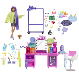 Mattel Barbie Šatník snů s panenkou Mattel Barbie Šatník snů s panenkou