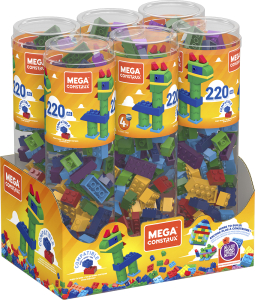 MEGA CONSTRUX DUHOVÝ KYBLÍK S KOSTKAMI MEGA CONSTRUX DUHOVÝ KYBLÍK S KOSTKAMI