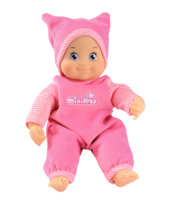 Minikiss Panenka 27 cm se zvukem, růžová Minikiss Panenka 27 cm se zvukem, růžová