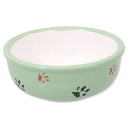 Miska MAGIC CAT keramická kočičí tlapka zelená Miska MAGIC CAT keramická kočičí tlapka zelená