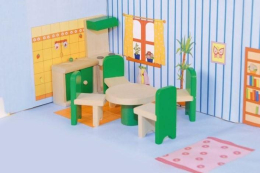 Nábytek do domečku Woody Kuchyň s jídelnou Nábytek do domečku Woody Kuchyň s jídelnou