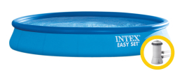 Bazén Intex Easy Set 4,57 x 0,84 m kompletset s filtrací Bazén Intex Easy Set 4,57 x 0,84 m kompletset s filtrací