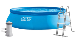 Bazén Intex Easy Set 4,57 x 1,07 m kompletset s filtrací Bazén Intex Easy Set 4,57 x 1,07 m kompletset s filtrací
