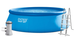 Bazén Intex Easy Set 4,57 x 1,22 m kompletset s filtrací Bazén Intex Easy Set 4,57 x 1,22 m kompletset s filtrací