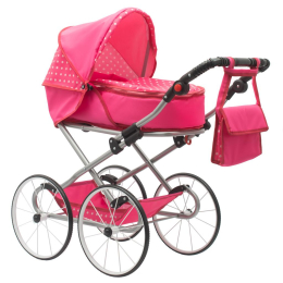 New Baby retro Anetka 2v1 růžový s puntíky New Baby retro Anetka 2v1 růžový s puntíky