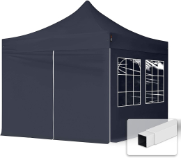 Nůžkový stan 3 x 3 m černý Nůžkový stan 3 x 3 m černý