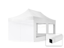 Nůžkový stan 3 x 6 m s bočnicemi bílá Nůžkový stan 3 x 6 m s bočnicemi bílá