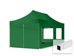 Nůžkový stan 3 x 6 m s bočnicemi zelená Nůžkový stan 3 x 6 m s bočnicemi zelená