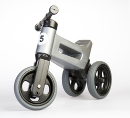 Odrážedlo Funny Wheels Rider Sport 2v1 | šedé Odrážedlo Funny Wheels Rider Sport 2v1 | šedé