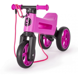 Odrážedlo Funny Wheels Rider SuperSport 2v1 s popruhem | fialové Odrážedlo Funny Wheels Rider SuperSport 2v1 s popruhem | fialové