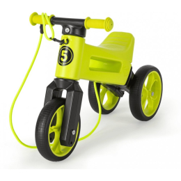 Odrážedlo Funny Wheels Rider SuperSport 2v1 s popruhem | zelené Odrážedlo Funny Wheels Rider SuperSport 2v1 s popruhem | zelené