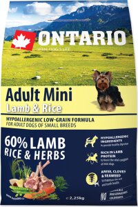 ONTARIO Dog Adult Mini Lamb & Rice 6,5 kg ONTARIO Dog Adult Mini Lamb & Rice 6,5 kg