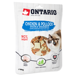 Ontario Mini Chicken and Pollock Double Sandwich 50 g Ontario Mini Chicken and Pollock Double Sandwich 50 g