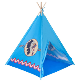 PlayTo indiánský stan teepee modrý