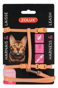 postroj-kocka-s-voditkem-1-2m-oranzovy-zolux postroj-kocka-s-voditkem-1-2m-oranzovy-zolux