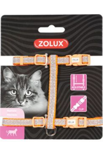 postroj-kocka-shiny-nylon-oranzovy-zolux postroj-kocka-shiny-nylon-oranzovy-zolux