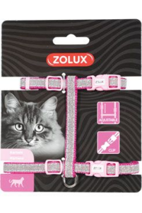postroj-kocka-shiny-nylon-ruzovy-zolux postroj-kocka-shiny-nylon-ruzovy-zolux